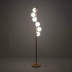Stojacia lampa KARE Scala Balls, greige, sklo, 160 cm, G9
