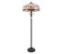 Endon 70940 - Stojacia lampa Tiffany DRAGONFLY 2×E27/60W/230V, priemer 50 cm 70940
