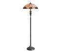 Endon 63972 - Stojacia lampa Tiffany BROOKLYN 2xE27/60W/230V priemer 50 cm 63972