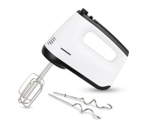 Heinner HM-400WHBK - Ručný šľahač 400 W/230 V biela/čierna HM-400WHBK