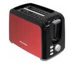 Heinner HTP-700BKRD - Hriankovač s dvoma otvormi 700W/230V červený/matný chróm HTP-700BKRD