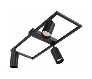 SmartLED Bodové svietidlo 3xGU10/30W/230V čierne 1812