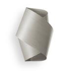 LZF nástenné svetlo Orbit, sivá, šírka 19 cm, drevo