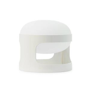 Stolová lampa Kartell KD28, biela, Ø 25 cm, E14-LED