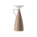 Kartell stolová LED lampa Camomille, béžová, výška 24 cm