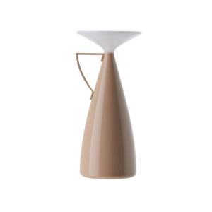 Kartell stolová LED lampa Camomille, béžová, výška 24 cm