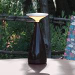 Kartell stolová LED lampa Camomille, tmavočervená, stmievateľné