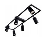 SmartLED Bodové svietidlo 6xGU10/30W/230V čierne 1816