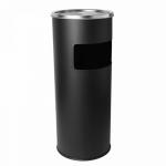 Kinekus Popolník 60 x 25cm stojan kovový ćierny kôš