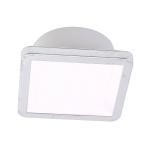 LIGHTMe Stropné svietidlo Aqua Uno, 11x11cm, strieborné, IP44