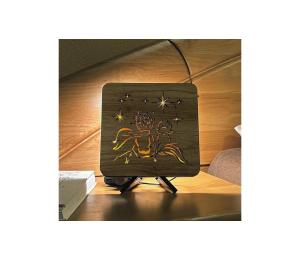 Li-Go 5788/DUB2 - LED stolná dekorácia LED/12W/230V 19x19 cm dub/Malý princ 5788/DUB2