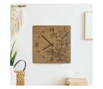Li-Go 5499/DUB2 - Nástenné hodiny 1xAA 40x40 cm dub 5499/DUB2