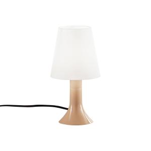 Stolová lampa BINGO Lumetto, bahenná farba/biela, výška 24,5 cm