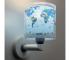 Dalber 40679 - Detské nástenné svietidlo WORLD 1xE27/15W/230V modré 40679
