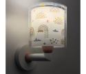 Dalber 41199 - Detská nástenná lampa RAINBOW 1xE27/15W/230V pestrofarebná 41199