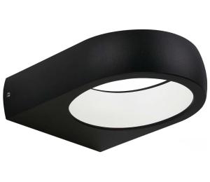 Telefunken 320205TF - LED vonkajšie nástenné svietidlo LED/7,5W/230V IP44 čierne 320205TF