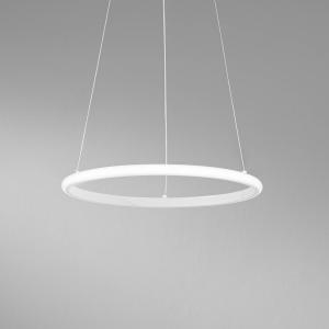 LED závesné svietidlo Axis, Ø 40 cm, biela, kov, CCT