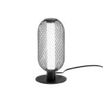 stolová LED lampa INKAS, výška 28 cm, čierna, kov, CCT