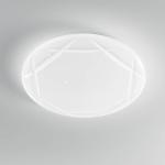 stropné LED svetlo Elixir, Ø 50 cm, biele, plast, CCT