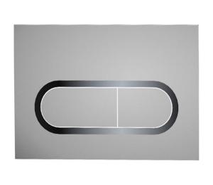 Ravak X01454 - Splachovacie tlačidlo CHROME 24,7x16,5 cm matný chróm X01454