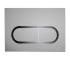 Ravak X01454 - Splachovacie tlačidlo CHROME 24,7x16,5 cm matný chróm X01454