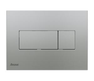 Ravak X01456 - Splachovacie tlačidlo UNI 24,7x16,5 cm matný chróm X01456