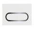 Ravak X01455 - Splachovacie tlačidlo CHROME 24,7x16,5 cm biela X01455