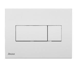 Ravak X01457 - Splachovacie tlačidlo UNI 24,7x16,5 cm biela X01457
