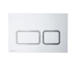 Ravak X01739 - Splachovacie tlačidlo TWIN 24,7x16,5 cm biela X01739