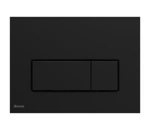 Ravak X01744 - Splachovacie tlačidlo UNI SLIM 24,7x16,5 cm čierne X01744