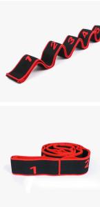 Strečingový popruh Sportago Flexloop - červená