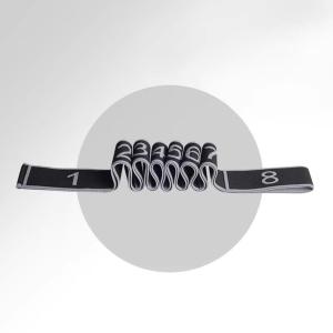 Strečingový popruh Sportago Flexloop - šedá