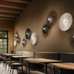 Stropné svietidlo Doge_S, biele, kov, Ø 39 cm, E27