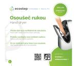 EcoStep 100001 - Informačná tabuľka pre sušič rúk R1.1 CZ/ENG 100001