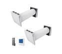 Dalap 55561 - SADA 2x Izbový rekuperátor ZEPHIR SIMPLE DOUBLE 7,61W/230V 55561