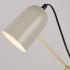 Stolová lampa Nerath, sivá, oceľ/mramor, 32 cm, E14