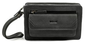 Lagen LM-022-W černá pánská kožená etue