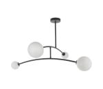 Endon 92940 - Luster na tyči BALANCE 4xG9/3W/230V čierna/biela 92940