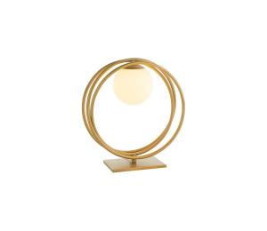 Endon 92491 - Stolná lampa EMILIO 1xG9/3W/230V zlatá/biela 92491