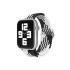 APP nylon watch band, size L, 42-49 mm, black+white