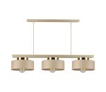 Keter Lighting Závesný luster na lanku IGNIA 3xE27/60W/230V béžový 3392