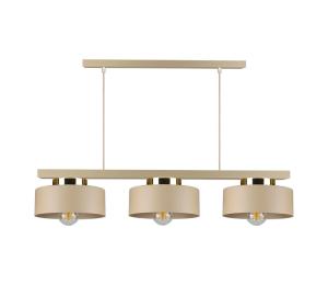 Keter Lighting Závesný luster na lanku IGNIA 3xE27/60W/230V béžový 3392