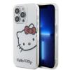 Puzdro Hello Kitty IML Head Logo iPhone 13 Pro - biele