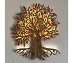 Li-Go 5747/DUB2 - LED nástenná dekorácia LED/10W/230V 45x55 cm dub 5747/DUB2