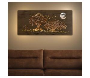 Li-Go 5042/DUB2 - LED nástenná dekorácia LED/24W/230V 110x50 cm dub/tri duby 5042/DUB2