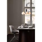 Nuura závesné svietidlo Apiales 6, Ø 50 cm, čierne/opálové