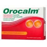 OROCALM Med a pomaranč 3 mg tvrdé pastilky 20 ks pastilky