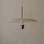 New Works LED závesné svietidlo Kantarell, Ø 55 cm, nikl