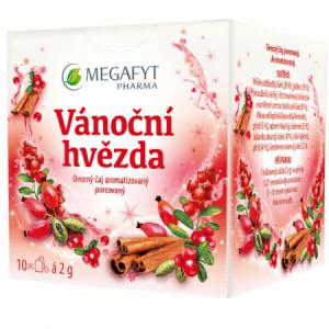 MEGAFYT Vianočná hviezda ovocný čaj aromatizovaný porciovaný 20 g