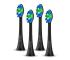 ELDONEX ETB-0001-BK-SADA 4x Náhradné hlavice STANDARD pre zubnú kefku Pro, čierna ETB-0001-BK